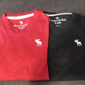 2 short sleeve Abercrombie boys